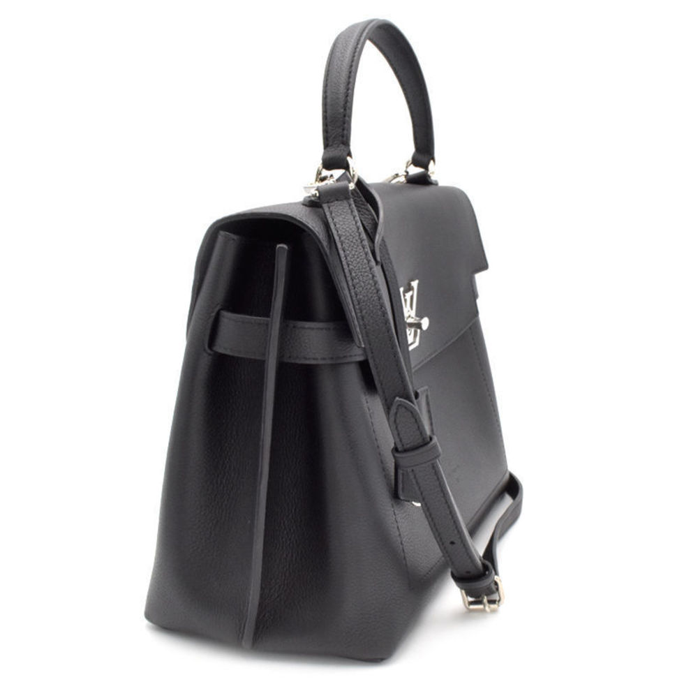 Louis Vuitton Black Grained MM Ever Me Noir Leather Calf Lock
